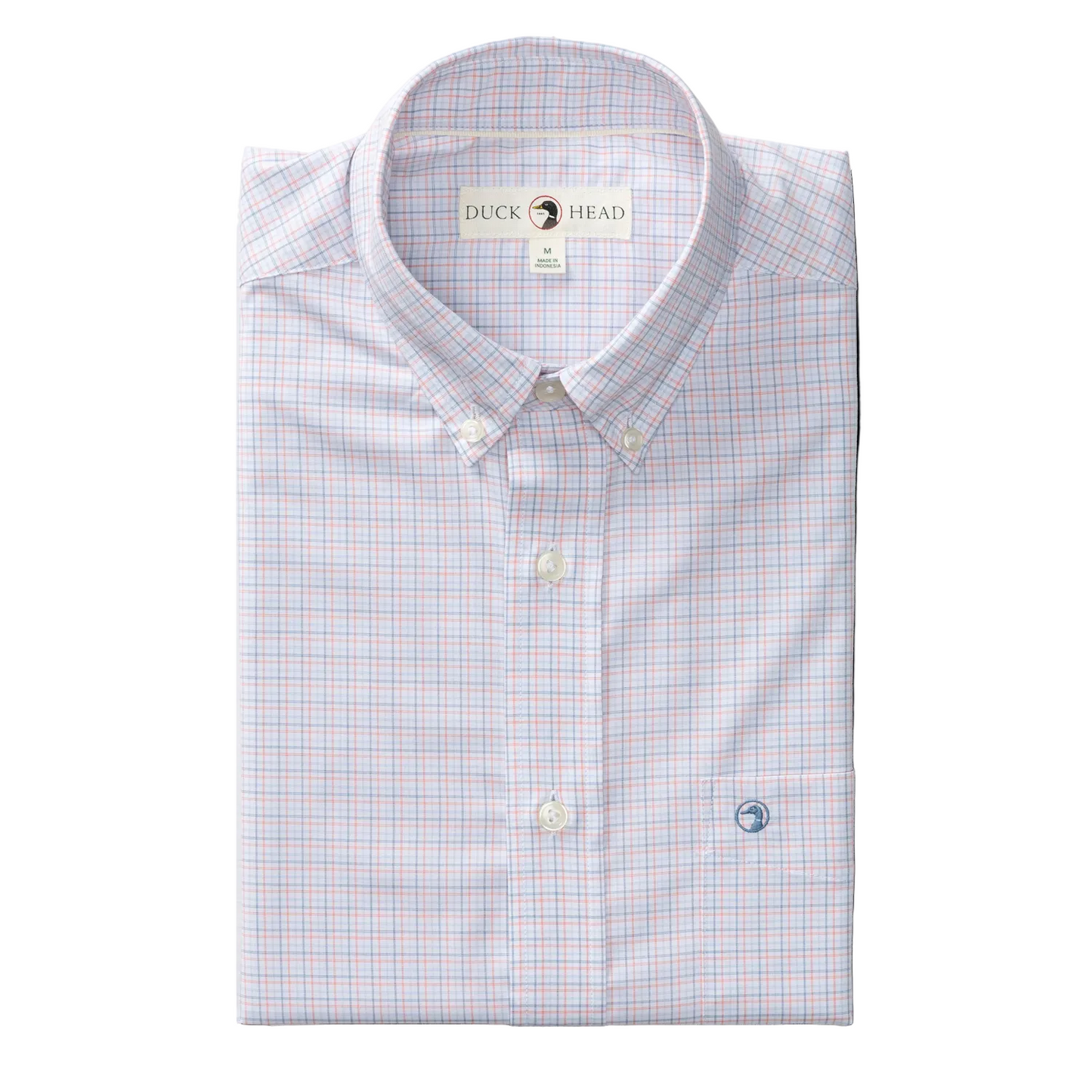 Duck Head Coral Performance Poplin Sport Shirt