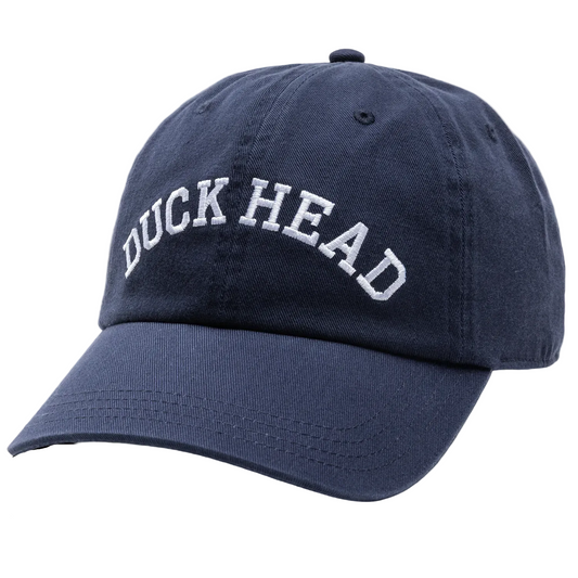 Duck Head Navy Gold School Twill Hat
