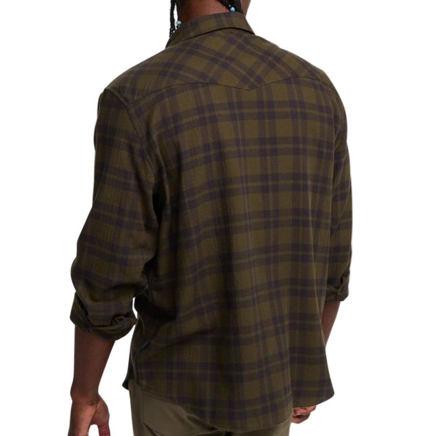 Howler Bros. Dark Olive La Grange Flannel