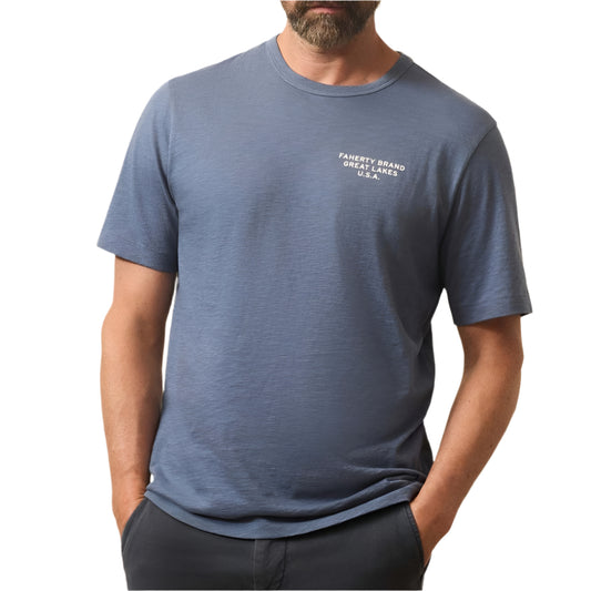 Faherty Dusk Sunwashed Tee