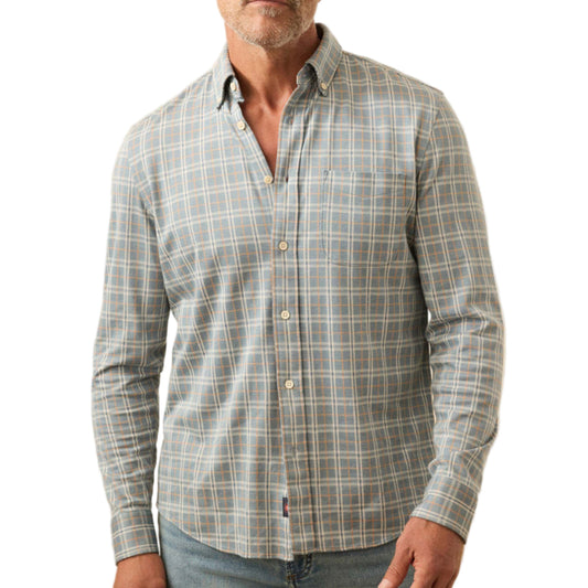 Faherty Autumn Storm Coastline Knit Shirt