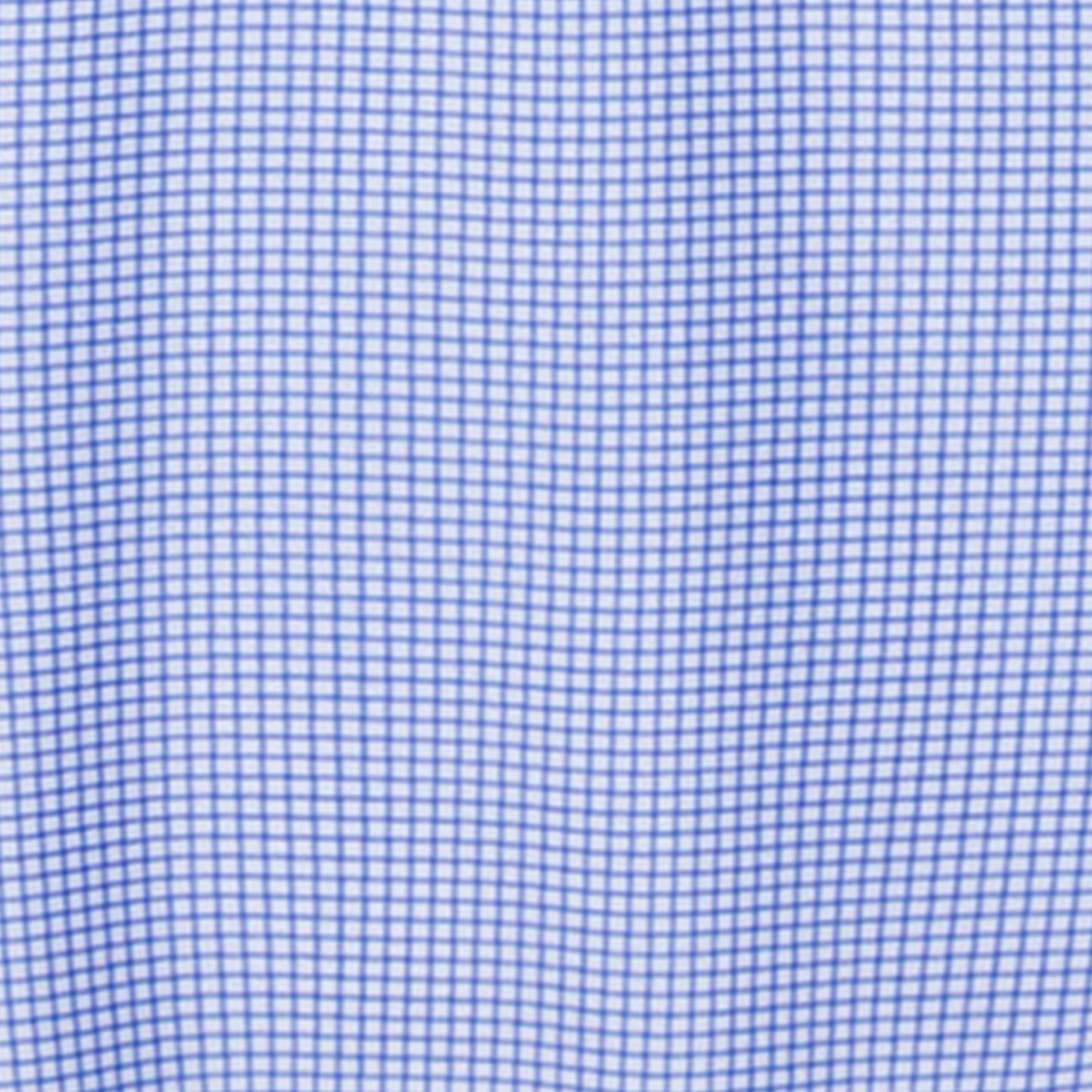 Collars & Co. Blue Micro Grid Featherweight Flex Polo