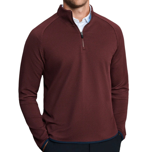 Rhone Cherry Bark Founders Golf 1/4 Zip