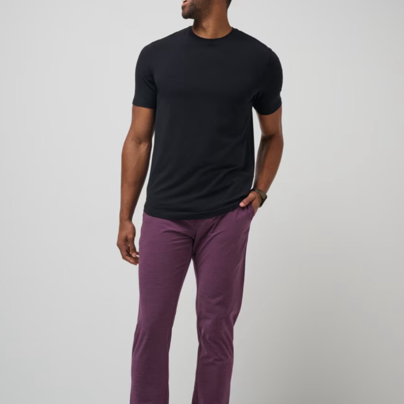 OTC Tech Chino in Plum