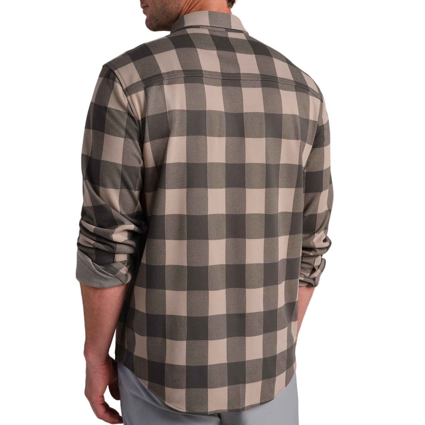 Rhone Foggy Taupe Hardy Flannel Shirt
