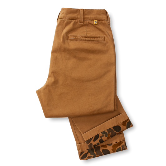 Duck Head Brushed Back Gold School Chino