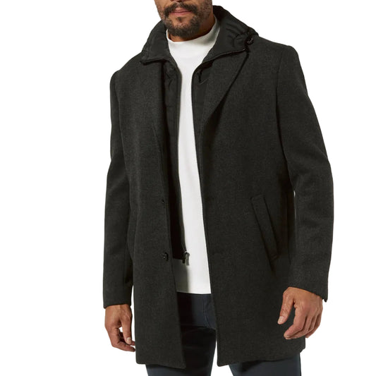 7 Diamonds Charcoal Midtown Overcoat