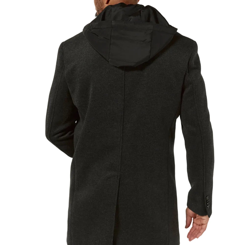 7 Diamonds Charcoal Midtown Overcoat