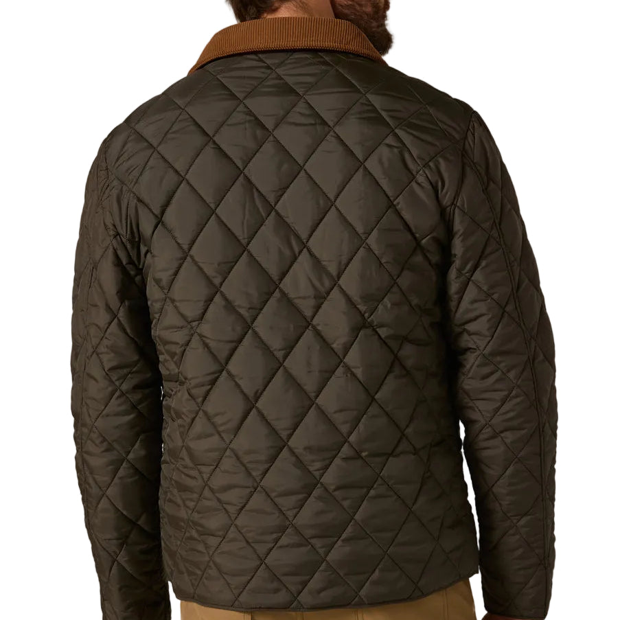 7 Diamonds Olive Rushmore Quilted Jacket
