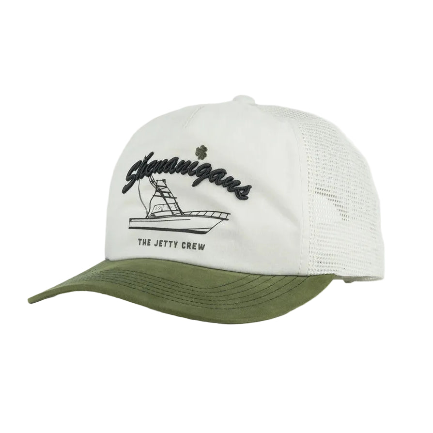 Jetty White Boat Crew Hat