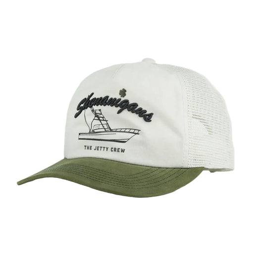 Jetty White Boat Crew Hat