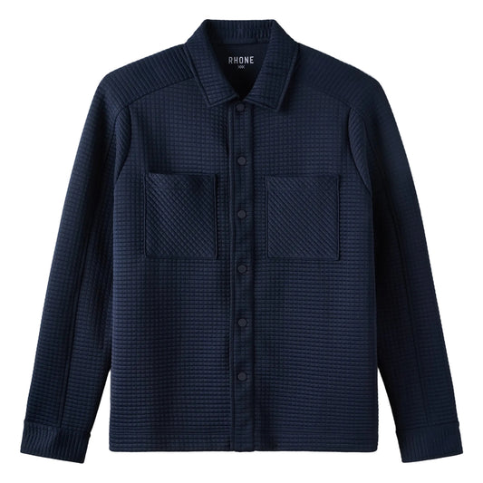 Rhone True Navy Landmark Shacket