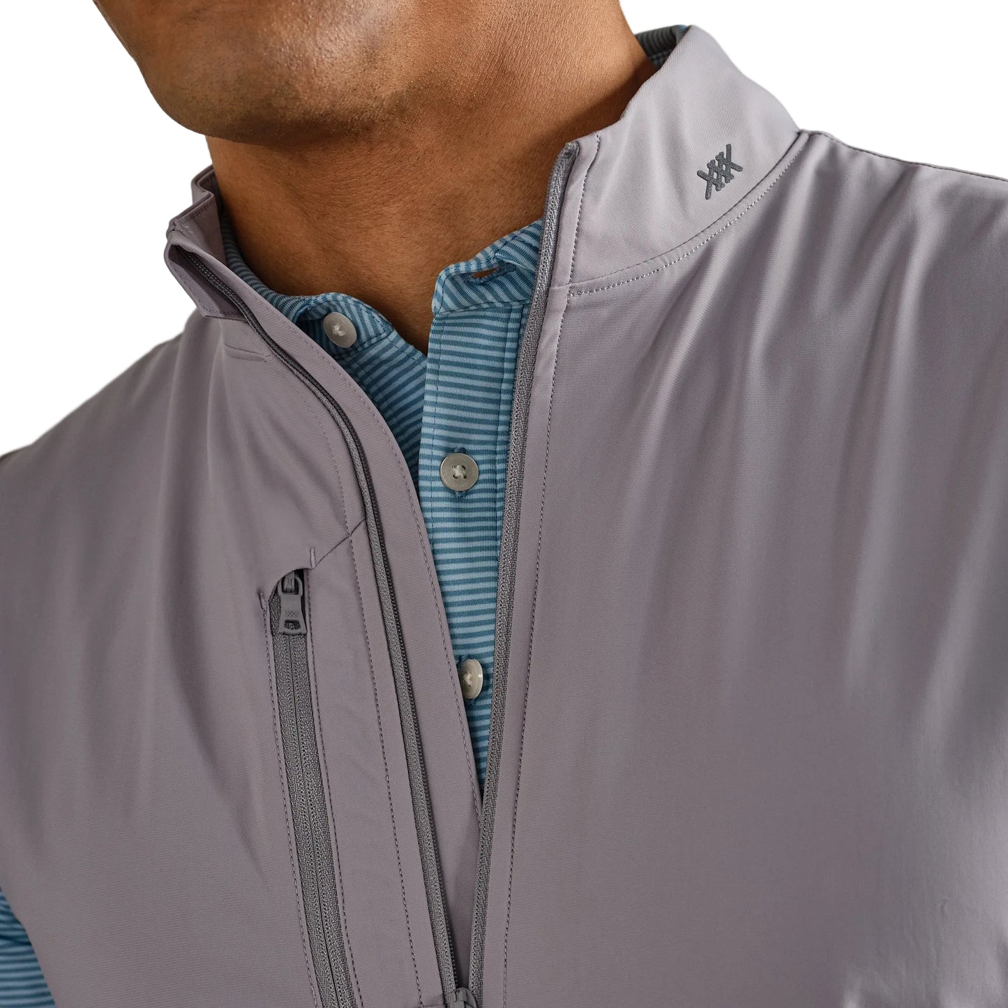 Rhone Gray Long Game Vest