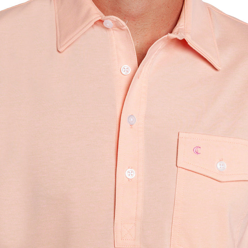 Criquet Peach Pie Performance Players Shirt