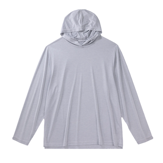The Crafted Stag Silver Cloud LuxDry Sun Hoodie