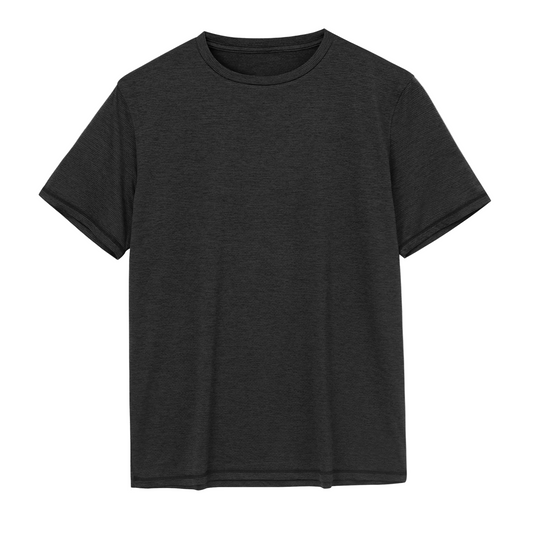 The Crafted Stag Black LuxDry Tee