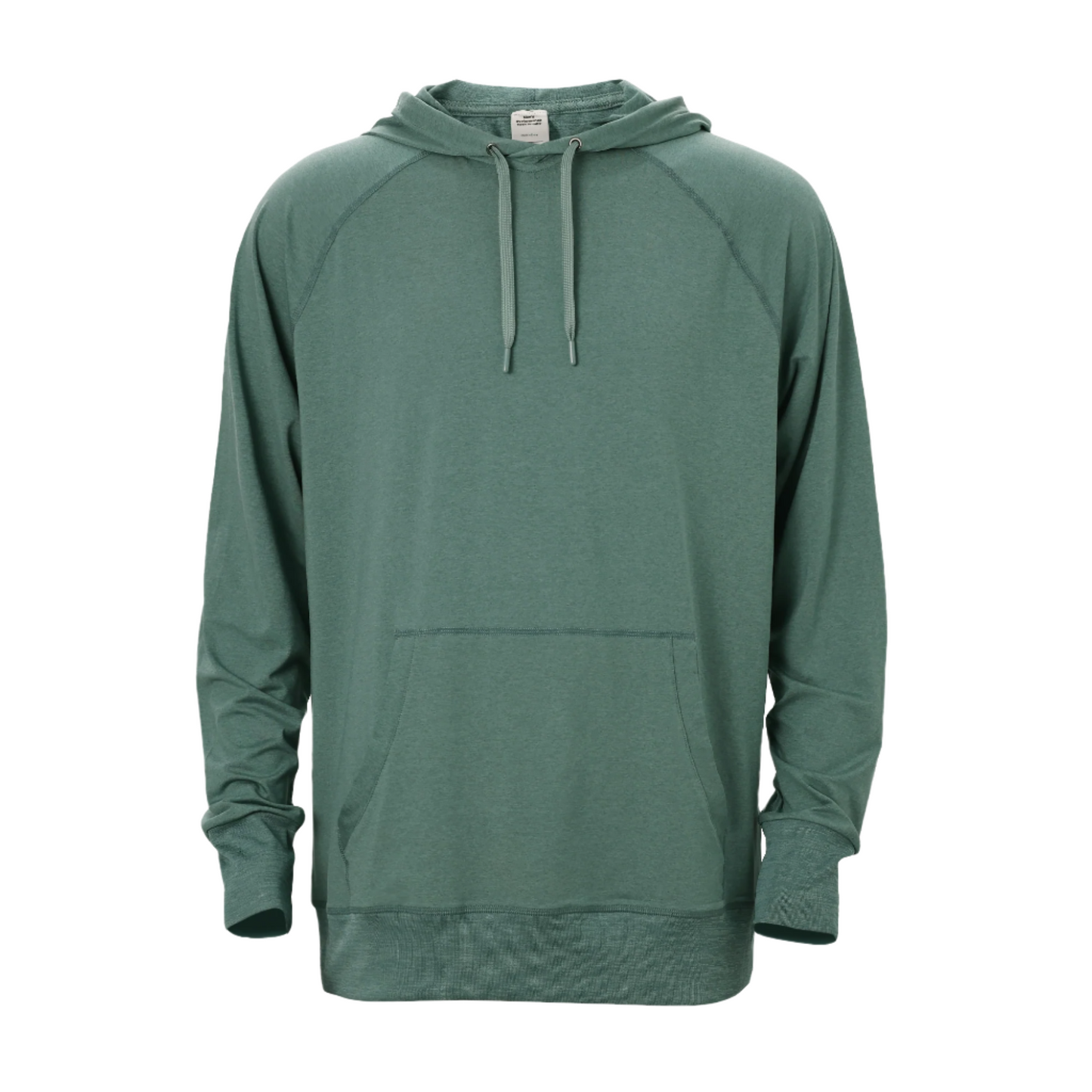 The Crafted Stag Heather Green Performance Tech Hoodie