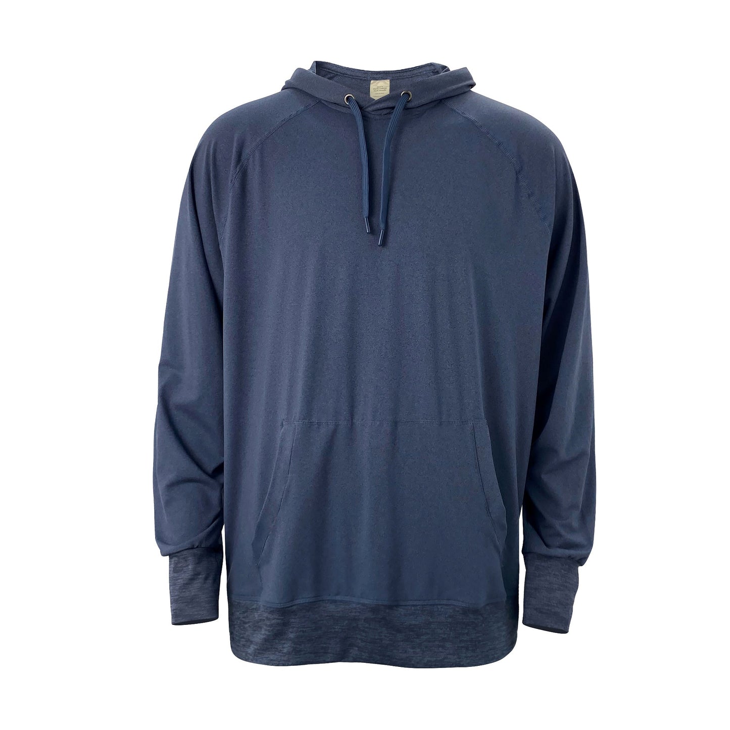 The Crafted Stag Heather Navy Performance Tech Hoodie