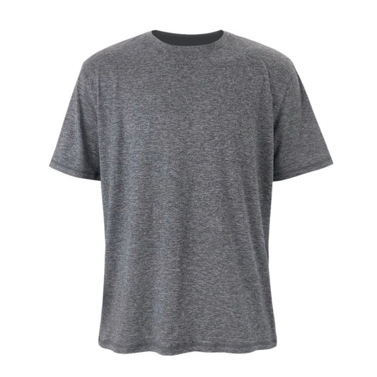 The Crafted Stag Heather Grey Performance Tee