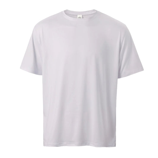 The Crafted Stag Heather White Performance Tee