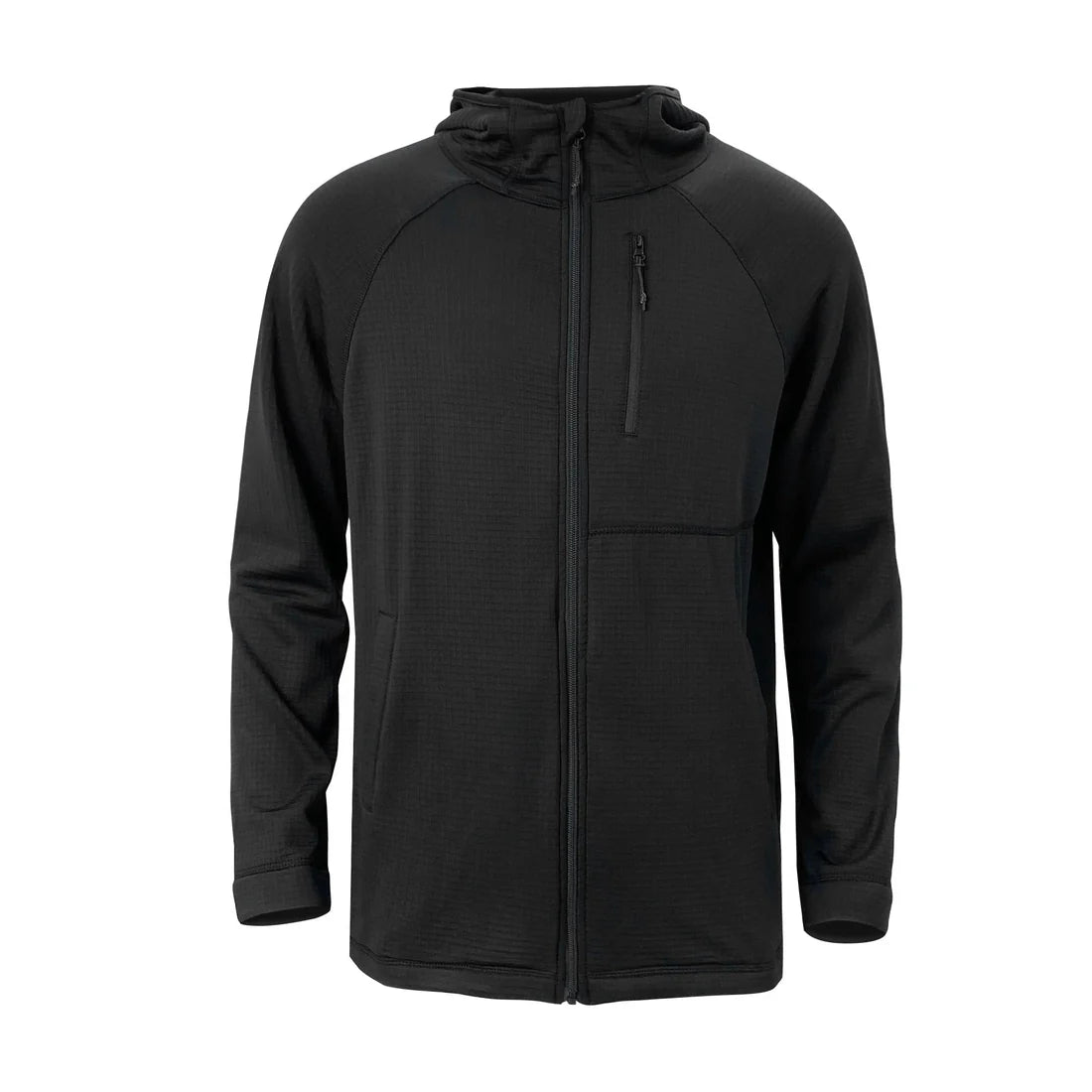 Men’s Waffle Hooded Jacket