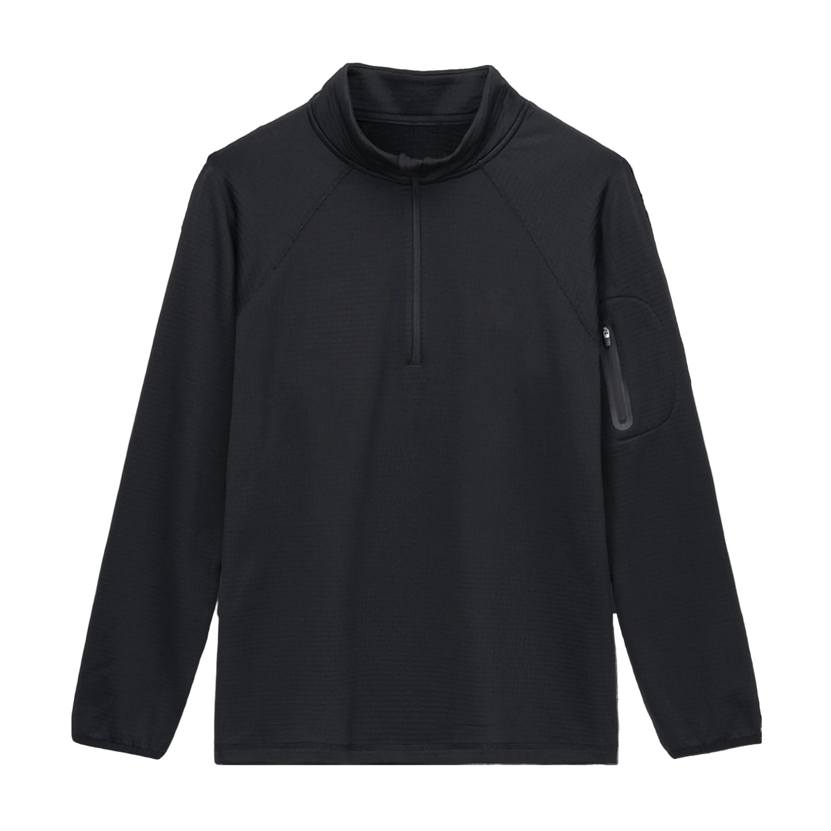 The Crafted Stag Supply Black Waffle Quarter Zip