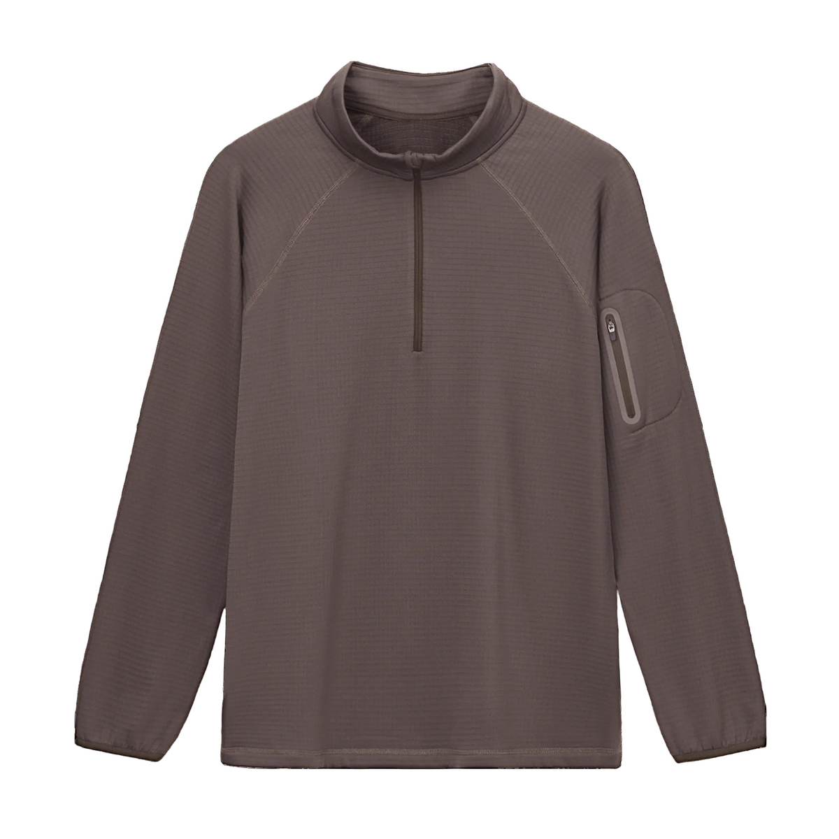 The Crafted Stag Supply Coffee Quartz Waffle Quarter Zip