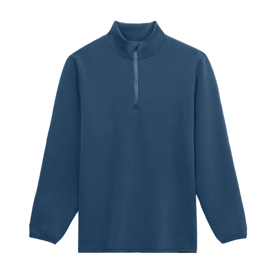The Crafted Stag Supply Legion Blue Cloud Lux Quarter Zip