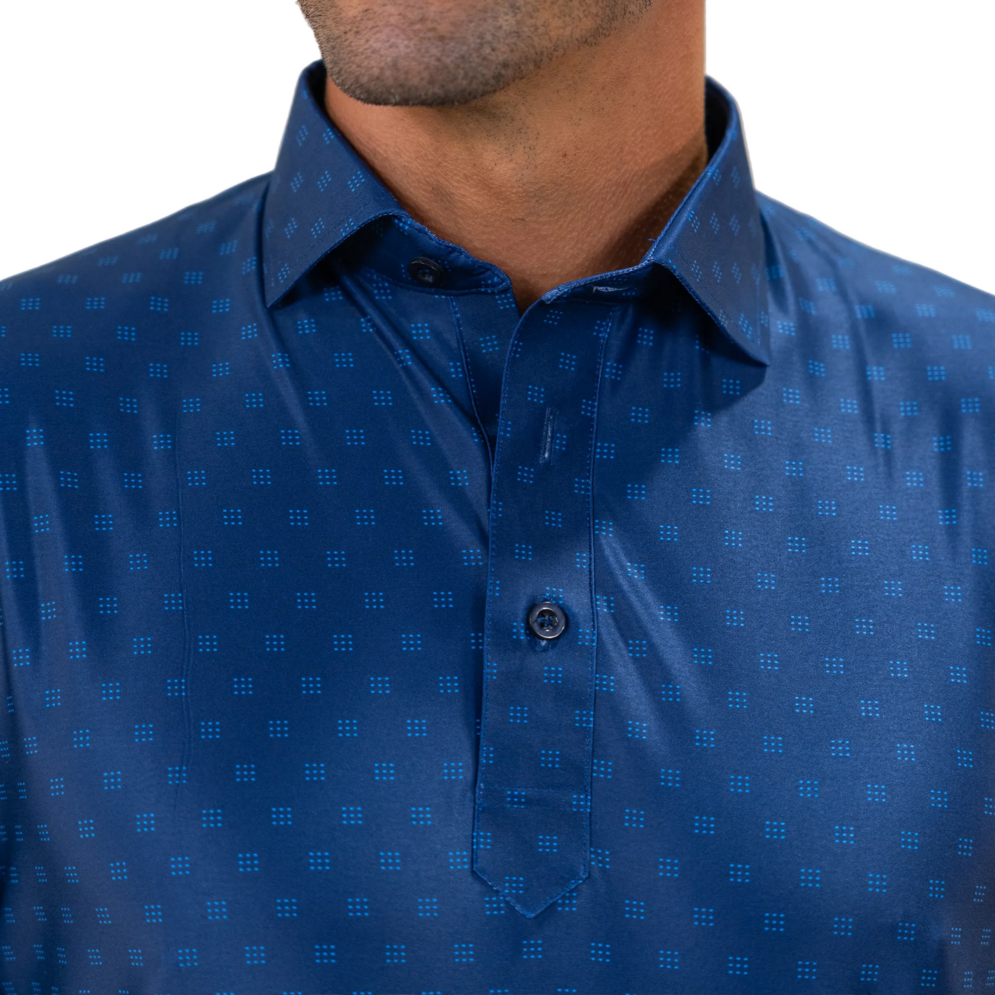Collars & Co. Oracle Navy Featherweight Flex Polo