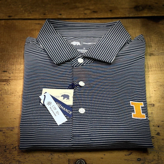 Birdie Stripe Illinois Printed Performance Polo