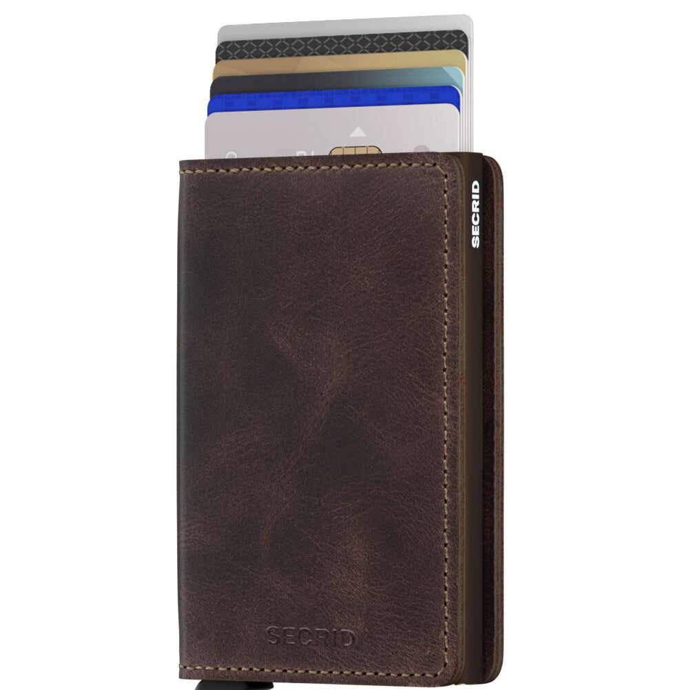 Secrid Vintage Chocolate Slimwallet