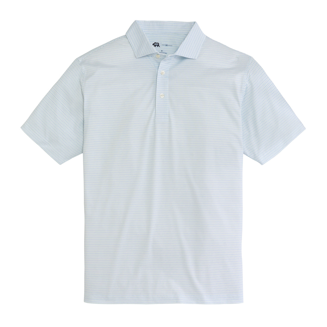 Onward Reserve Azurine Tour Stripe Performance Pique Polo