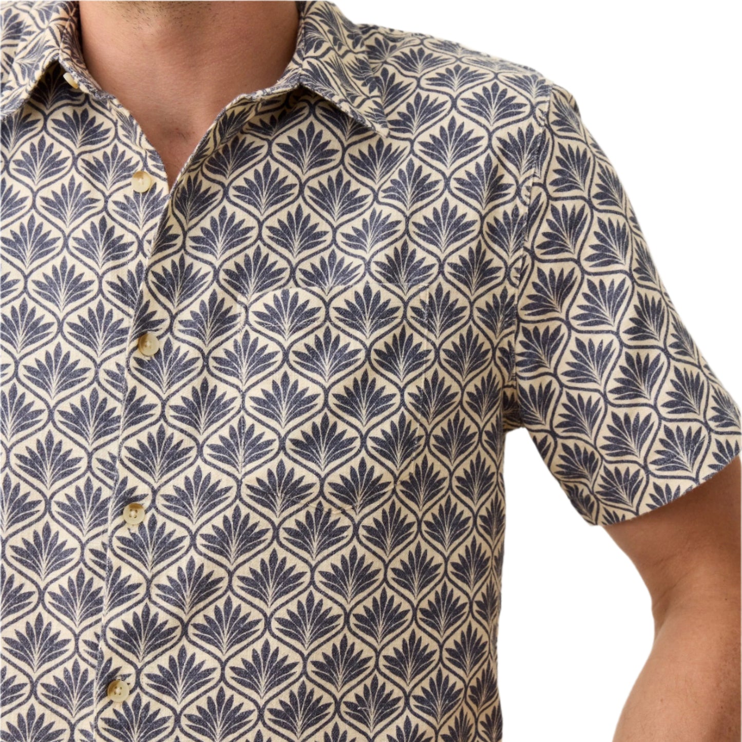 Marine Layer India Ink Agave Stretch Selvage Shirt