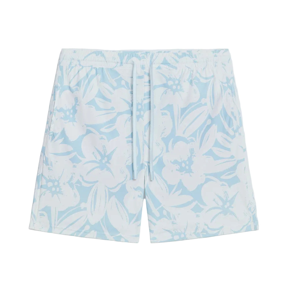 7 Diamonds Light Blue Crew Swim Trunk