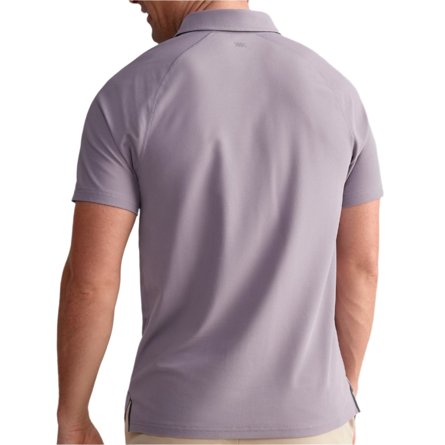 Rhone Regatta Pique Gray Stone Polo