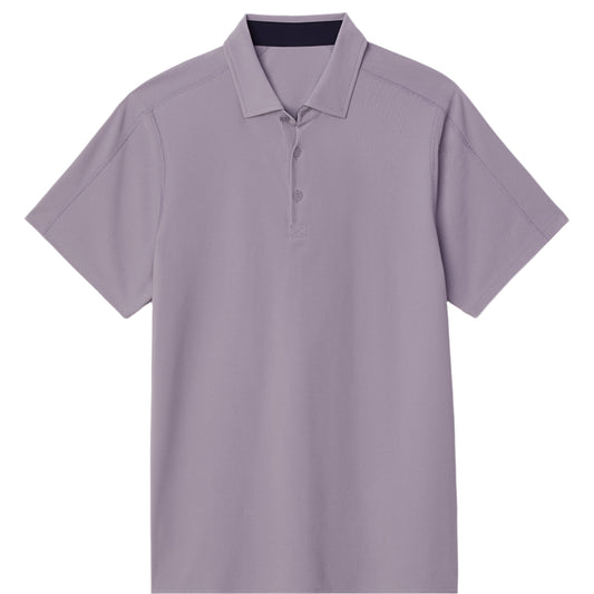 Rhone Regatta Pique Gray Stone Polo