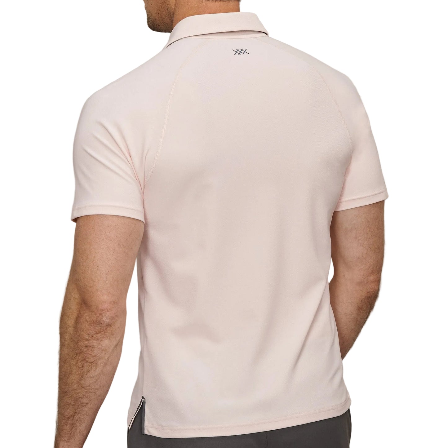Rhone Pink Calcite Regatta Pique Polo