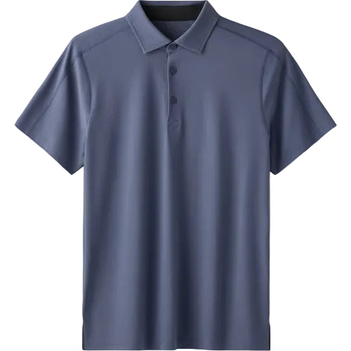 Rhone Shale Blue Regatta Pique Polo