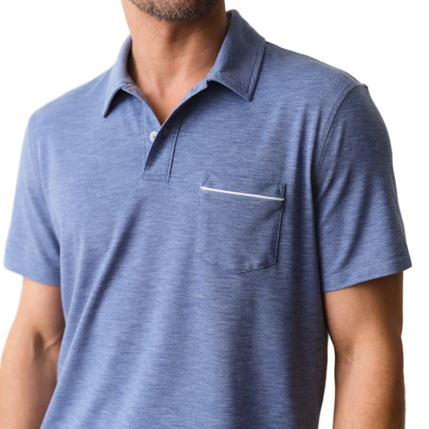 Marine Layer Coastal Fjord Air Pocket Polo