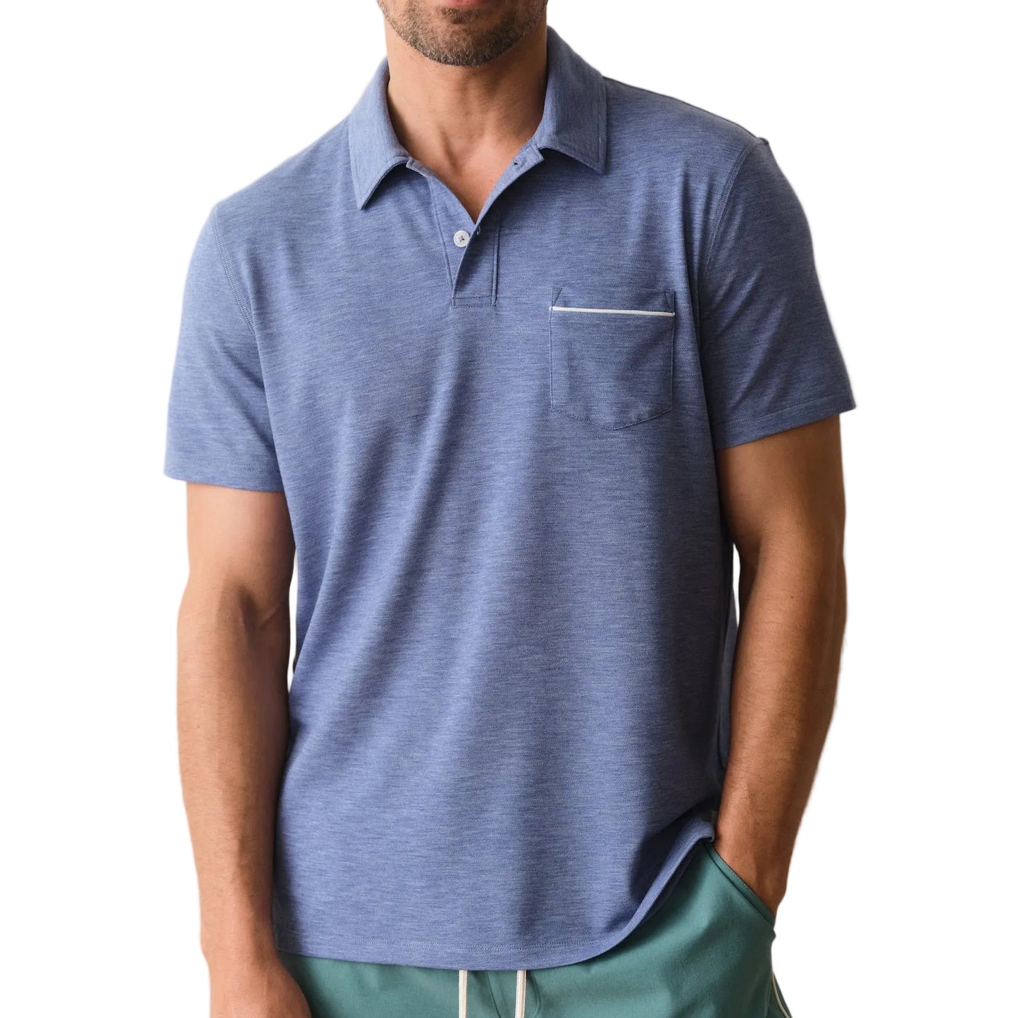 Marine Layer Coastal Fjord Air Pocket Polo