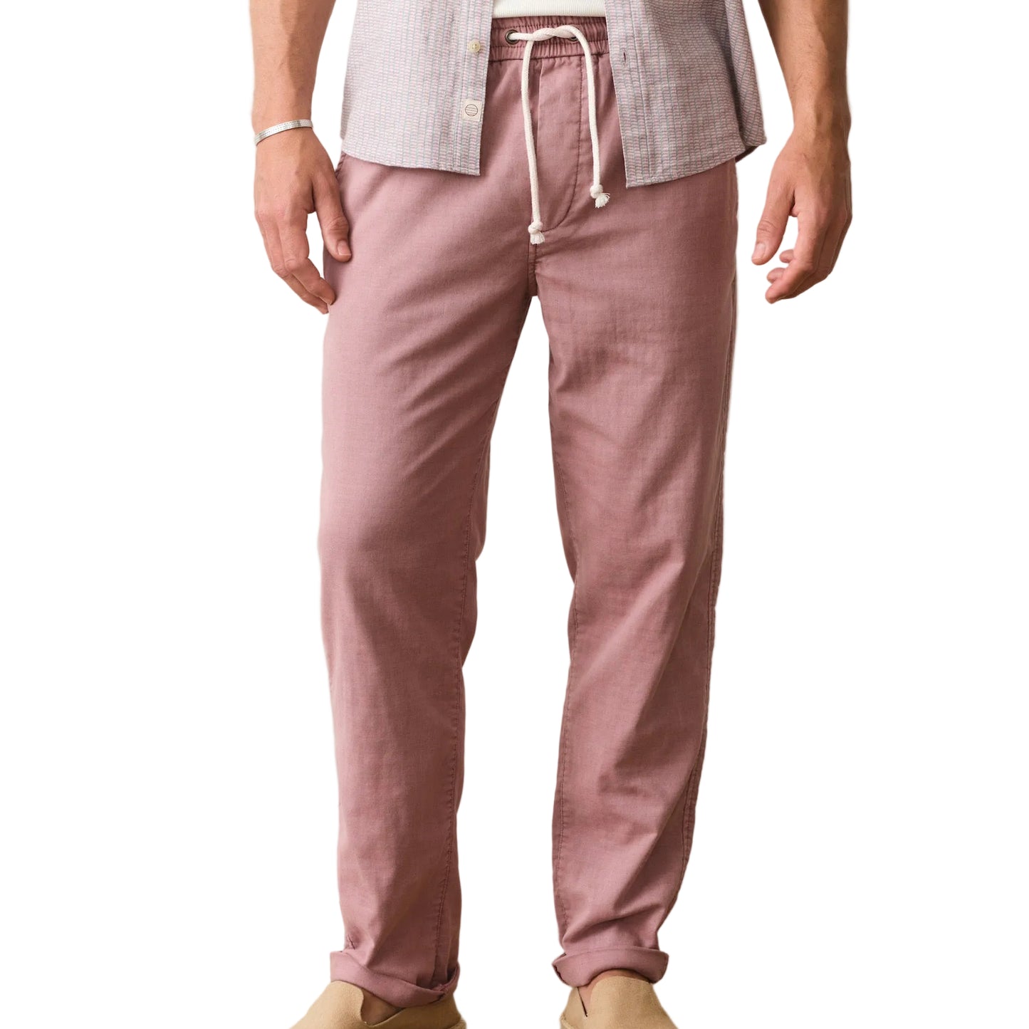 Marine Layer Faded Brick Saturday Stretch Beach Pant