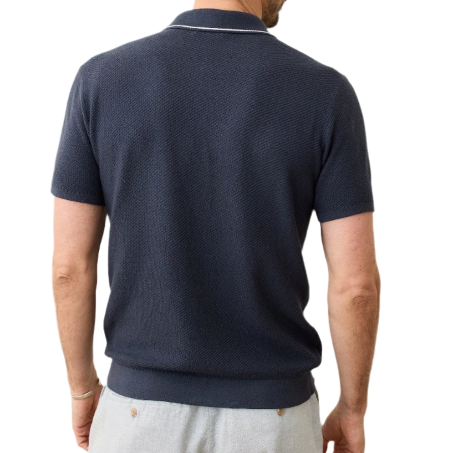 Marine Layer India Ink Sweater Polo