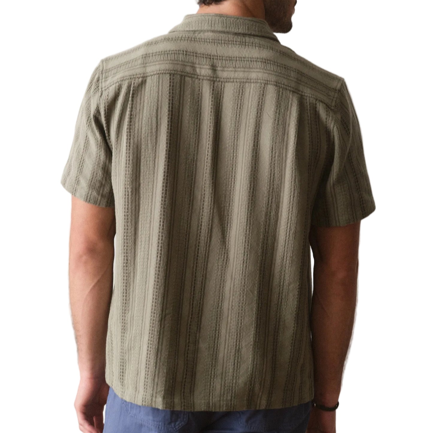 Marine Layer Olive Dobby Resort Shirt
