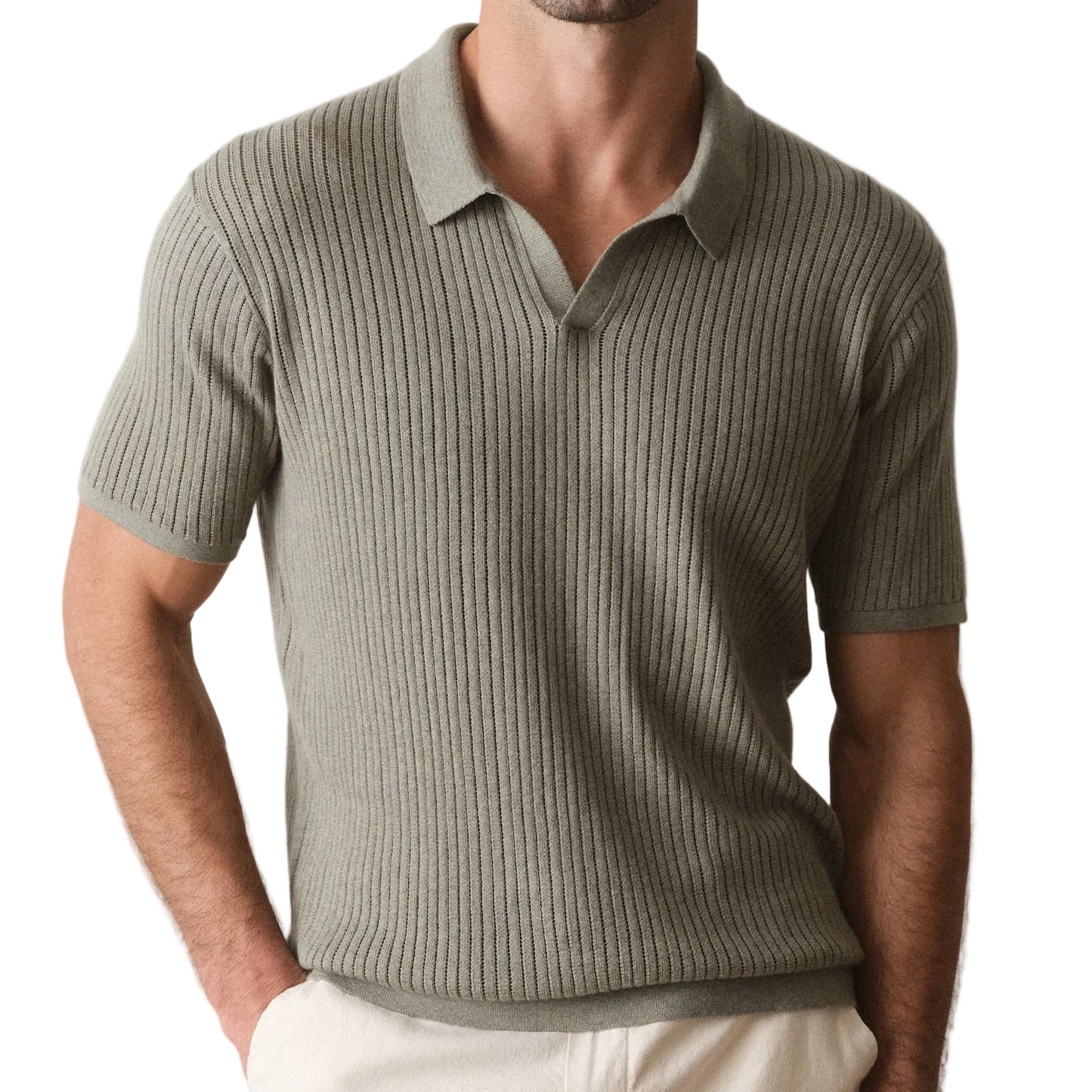 Marine Layer Vetiver Liam Sweater Polo