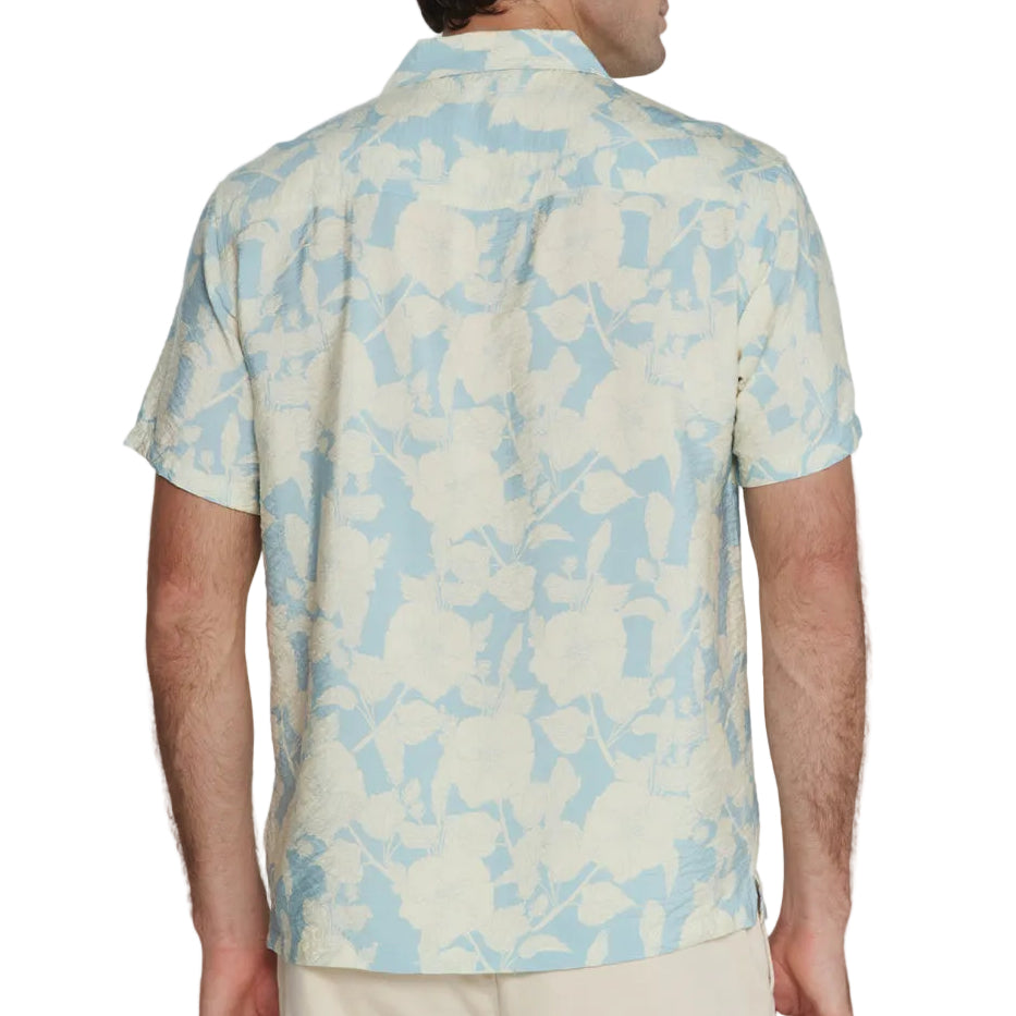 7 Diamonds Light Blue Ezra Camp Shirt
