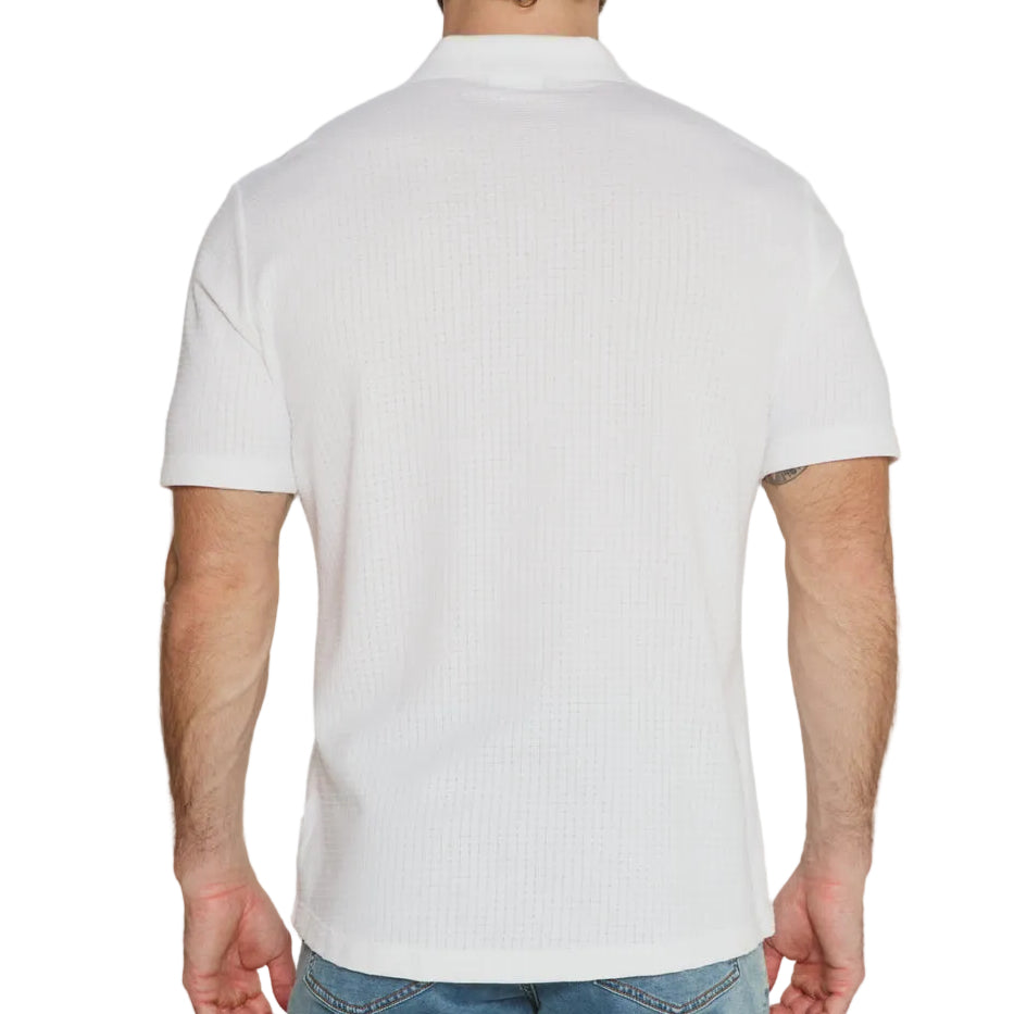 7 Diamonds White Landry Short Sleeve Shirt