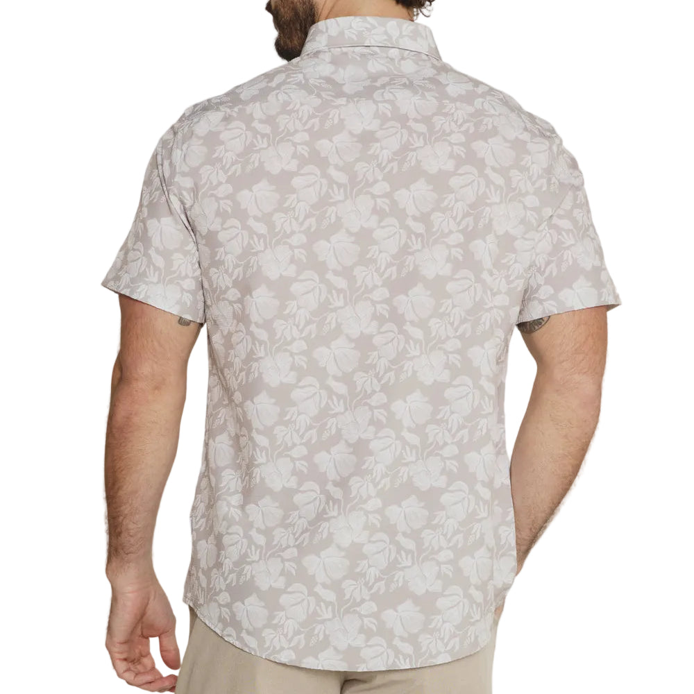7 Diamonds Taupe Lucian Short Sleeve Shirt