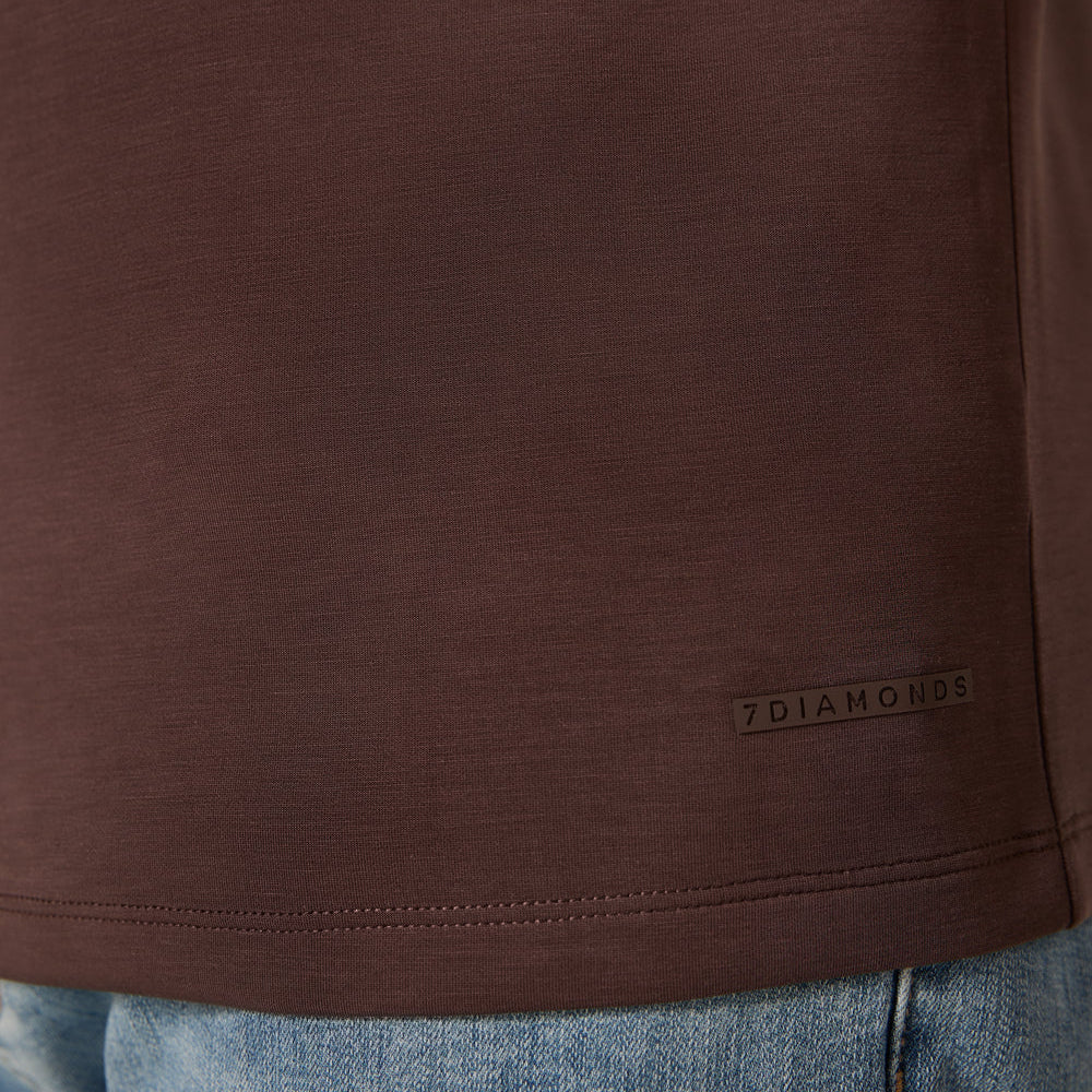 7 Diamonds Bordeaux Rev Short Sleeve Tee