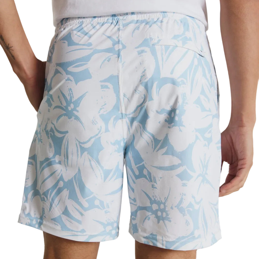 7 Diamonds Light Blue Crew Swim Trunk