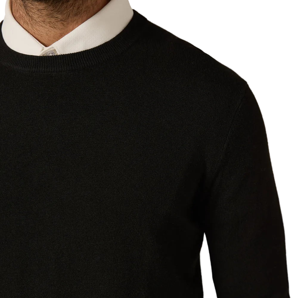 7 Diamonds Black Alcott Crewneck Sweater